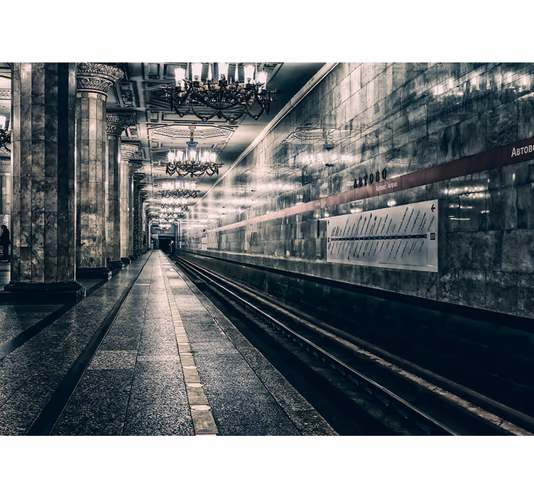 Einzigartige U-bahn Fototapete - TenStickers