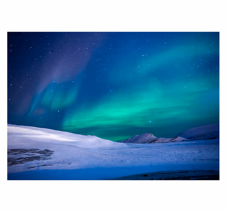 Nordlicht himmel Fototapete - TenStickers