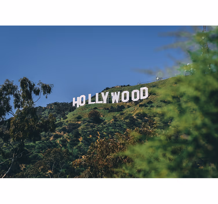 Hollywood Zeichen Fototapete - TenStickers