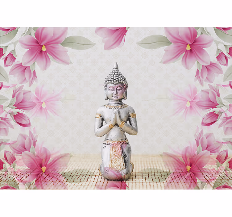 Fototapete Zen heitere buddhablüte - TenStickers