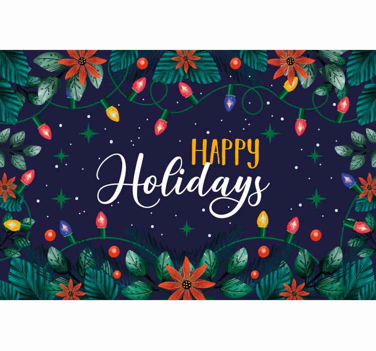 Fototapete Weihnachten festliche feiertagsgrüße - TenStickers