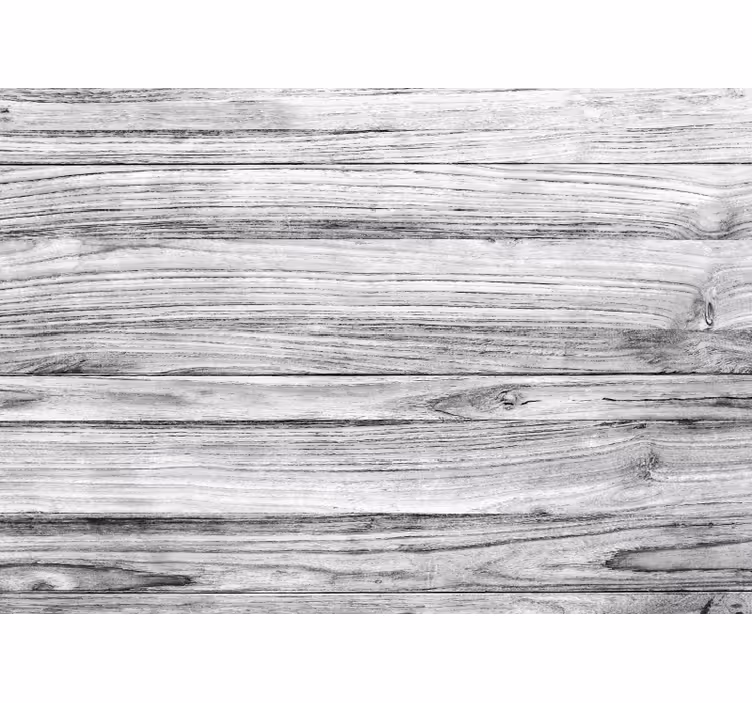 Tapete Wohnzimmer graue Holztextur - TenStickers