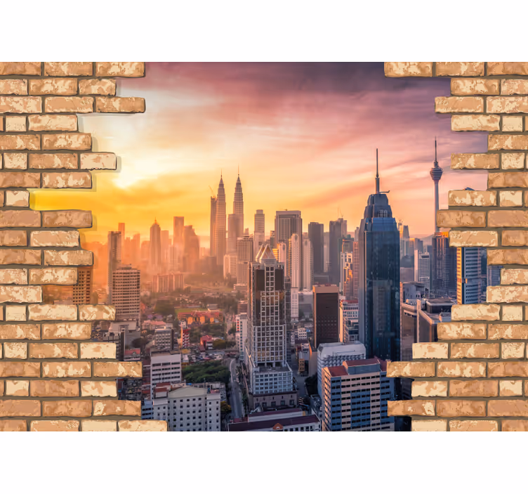 Fototapete städte kuala lumpur skyline - TenStickers