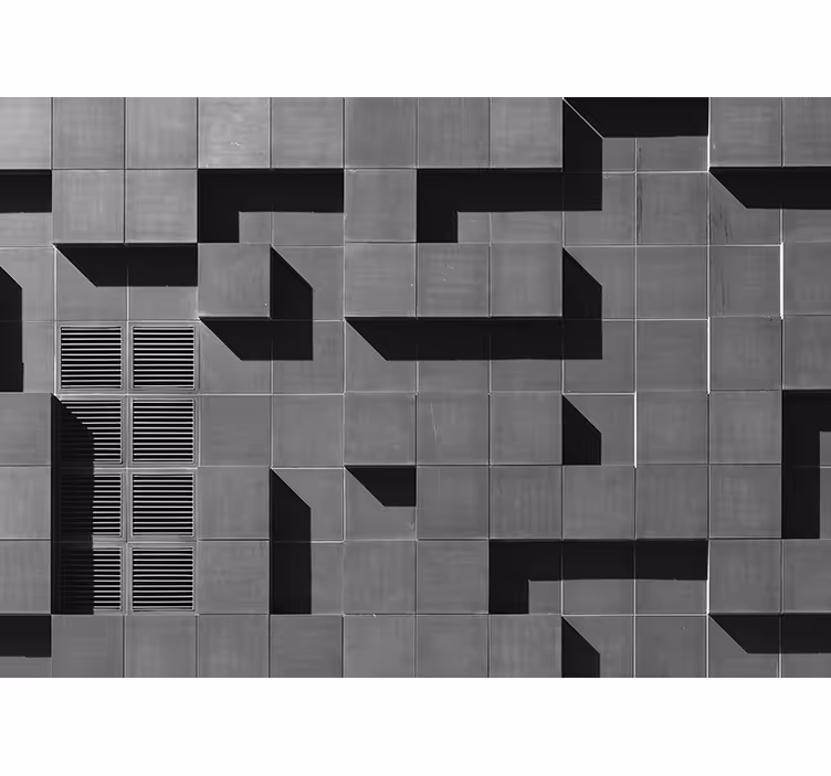 Fototapeten Muster geometrisches schattenspiel - TenStickers