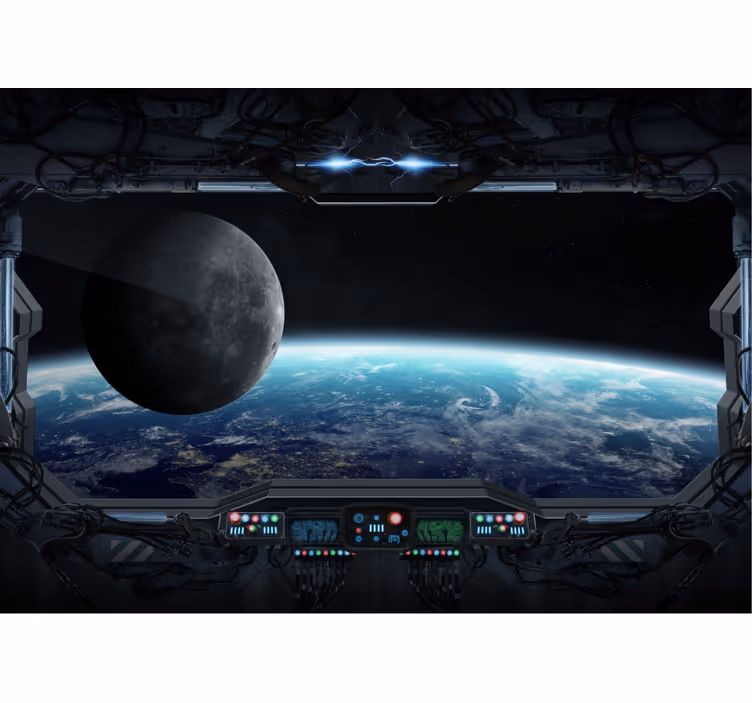Fototapete weltraum kosmische perspektive - TenStickers