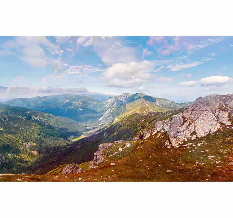 Fototapete Berge Polnische tatra im herbst - TenStickers