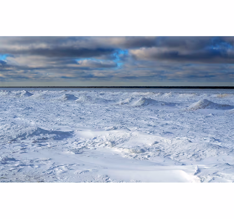 Fototapete Natur gefrorener horizont - TenStickers