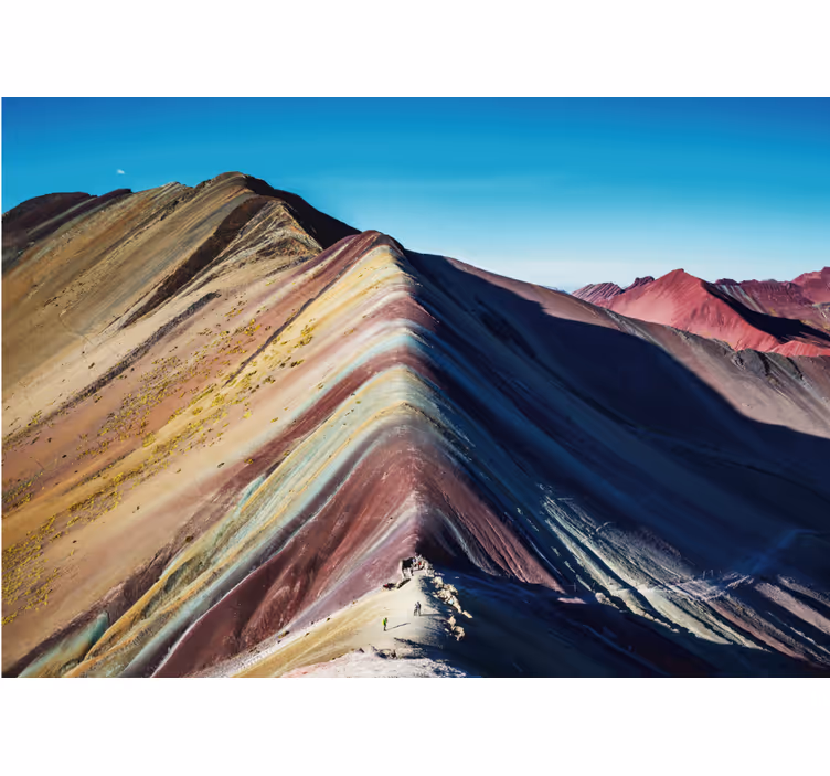 Fototapete berge lebendige bergkette - TenStickers