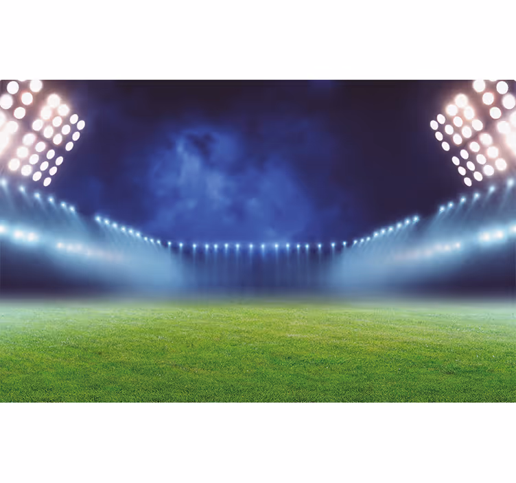 Fototapete Städte stadionlichter nacht - TenStickers