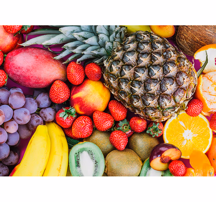 Fototapete Küche Obstsortiment - TenStickers