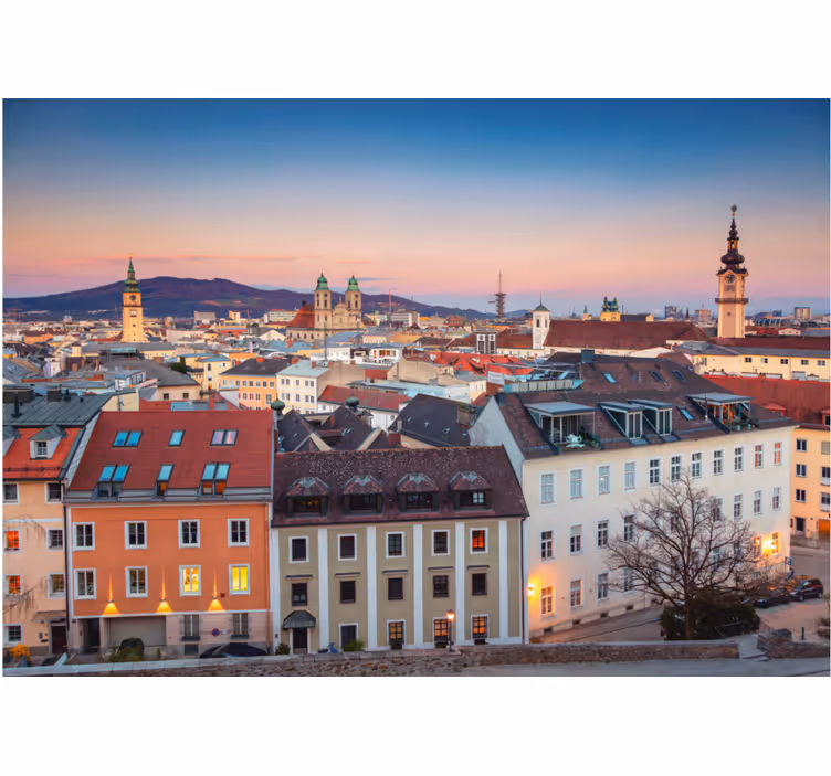 Fototapete Linz österreich stadt - TenStickers