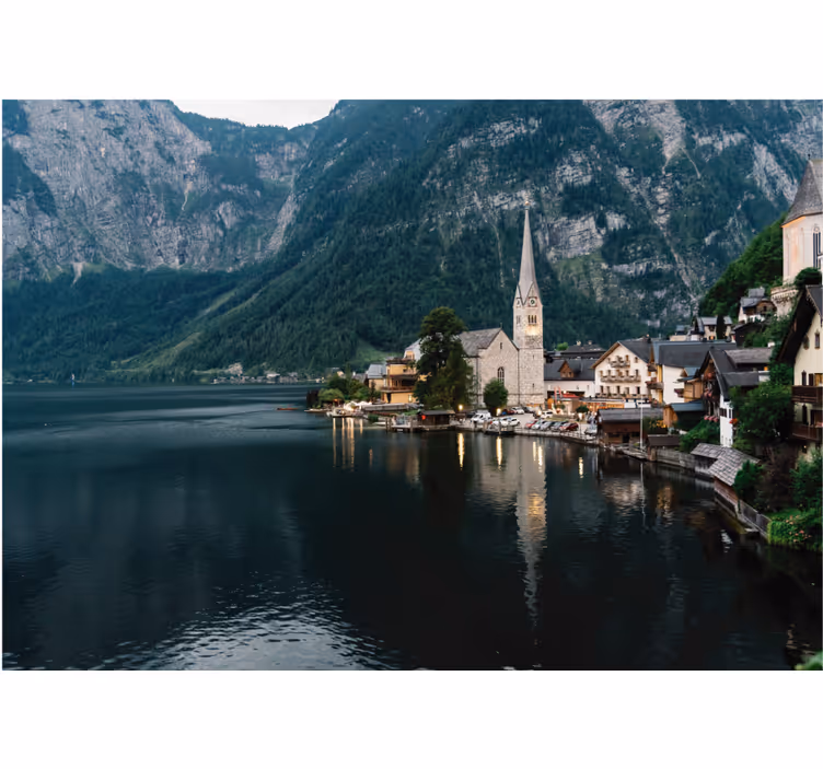 Fototapete Hallstatt österreich - TenStickers