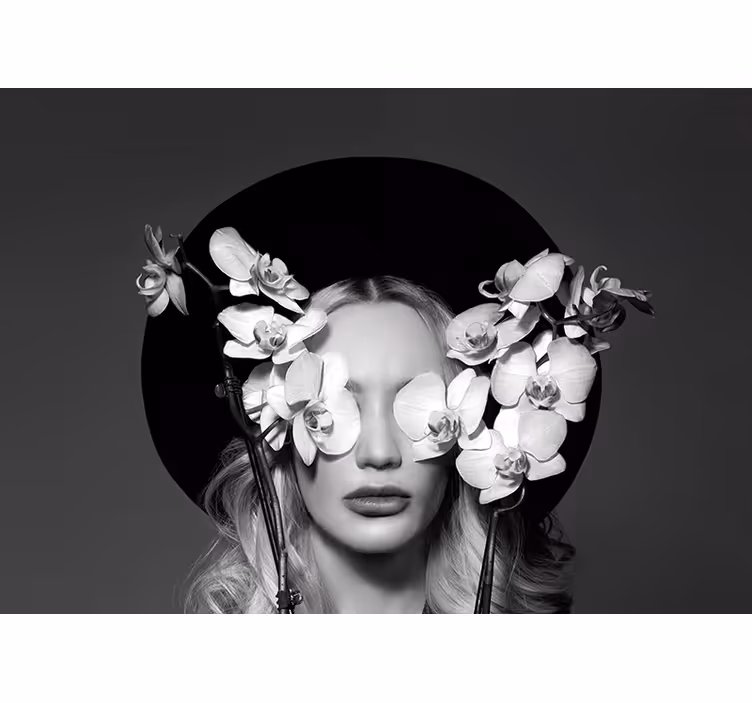 Fototapete Blumen orchideen-eleganz - TenStickers