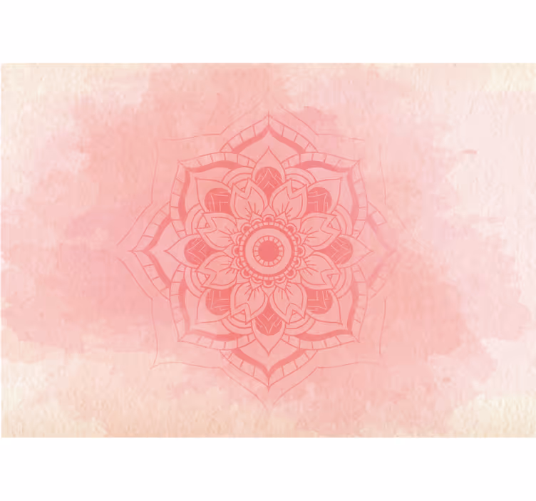 Fototapete Andere Blumen Mandala lotus - TenStickers