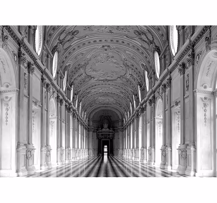 Fototapete klassische kunst elegante architekturpassage - TenStickers
