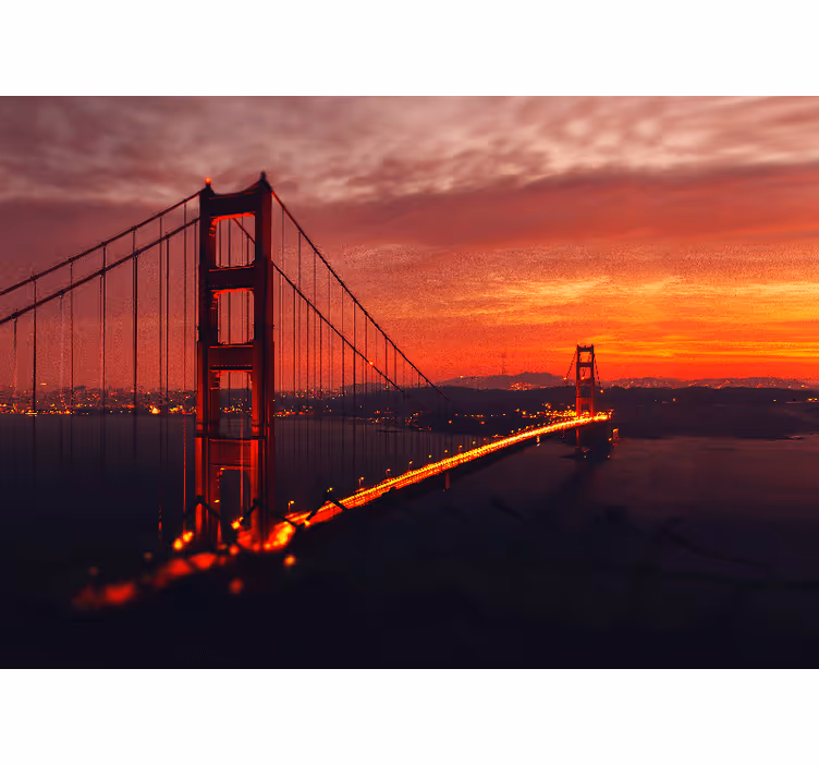 Fototapete städte golden gate brücke - TenStickers