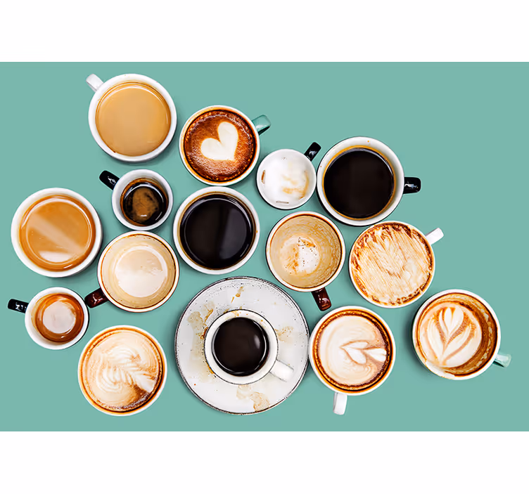 Fototapete spruch kaffeetassen kollektion - TenStickers