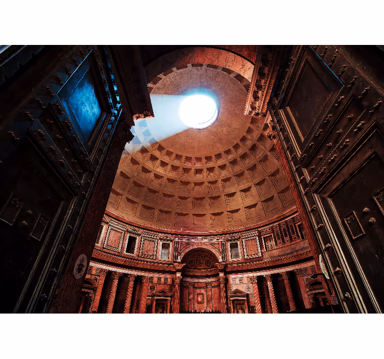 Fototapete Städte pantheon kuppelansicht - TenStickers