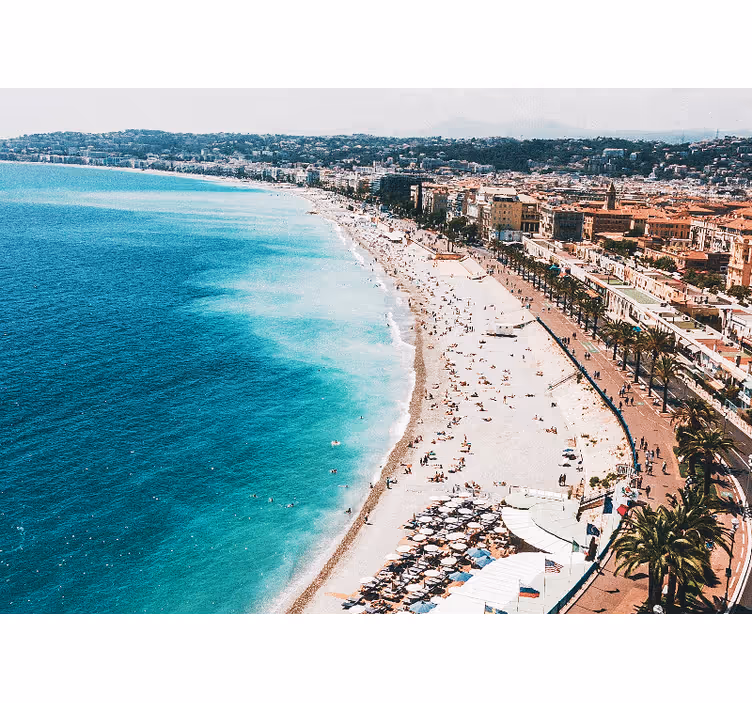 Fototapete Jugendzimmer Strand in nizza - TenStickers