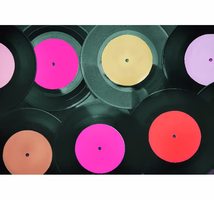 Fototapete Musik Schallplatte - TenStickers