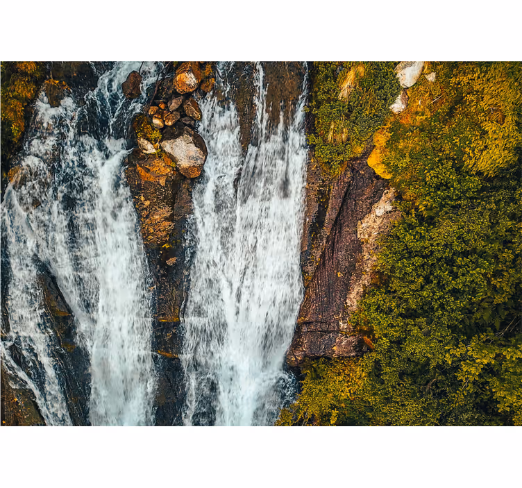 Fototapete wasserfall große wasserfalllandschaft - TenStickers