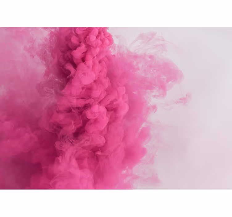 Fototapete abstrakt pinke wolken - TenStickers