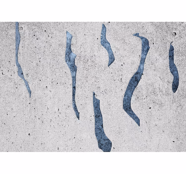Fototapeten muster fließende blaue muster - TenStickers