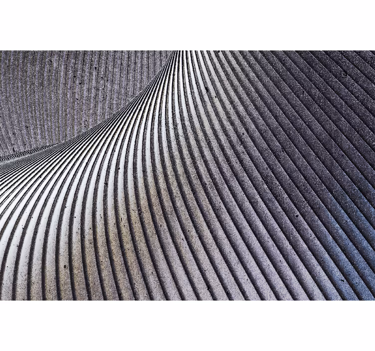 Fototapete 3D 3D betonwellen - TenStickers