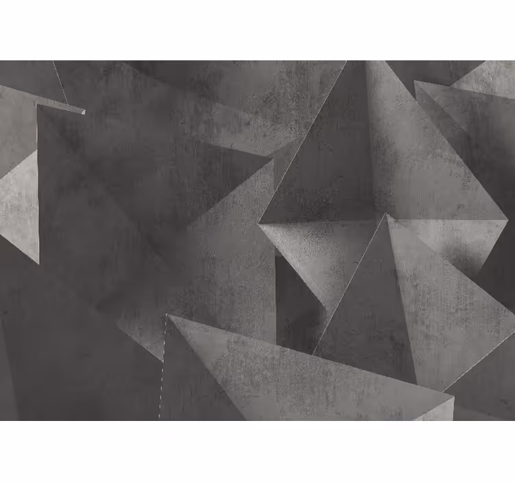 Fototapete abstrakt mit geometrischem muster - TenStickers