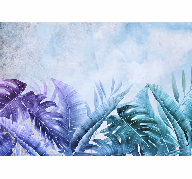 Fototapete natur tropisches blatt design - TenStickers