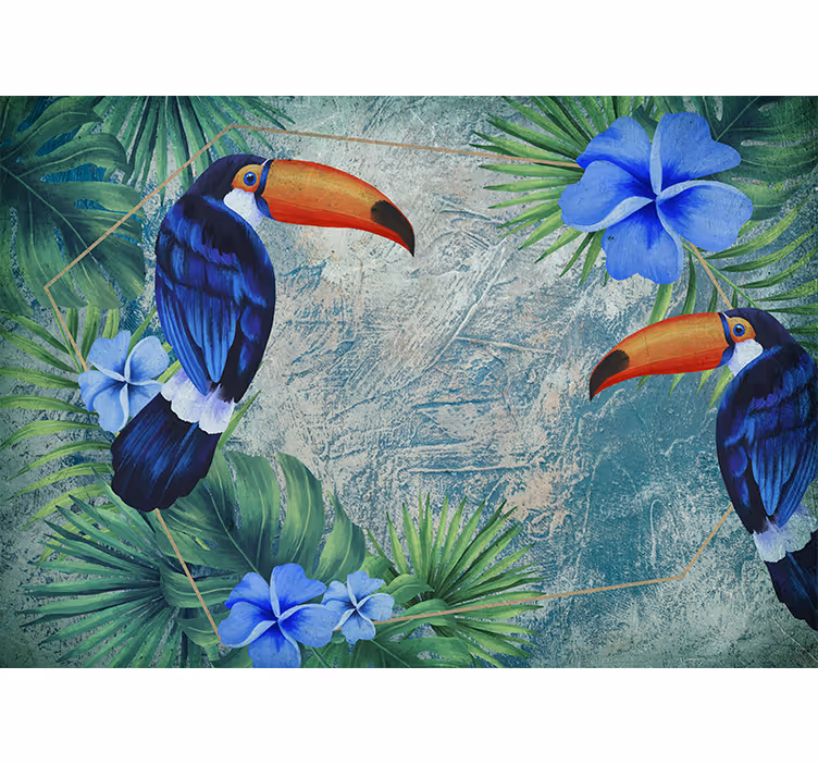 Fototapete tiere tropical toucan duo - TenStickers
