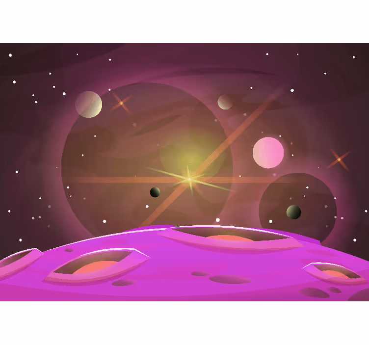 Fototapete weltraum kosmische himmelsansicht - TenStickers