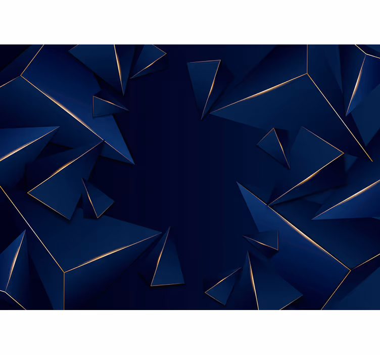Fototapete abstrakt geometrische scherbenkomposition - TenStickers