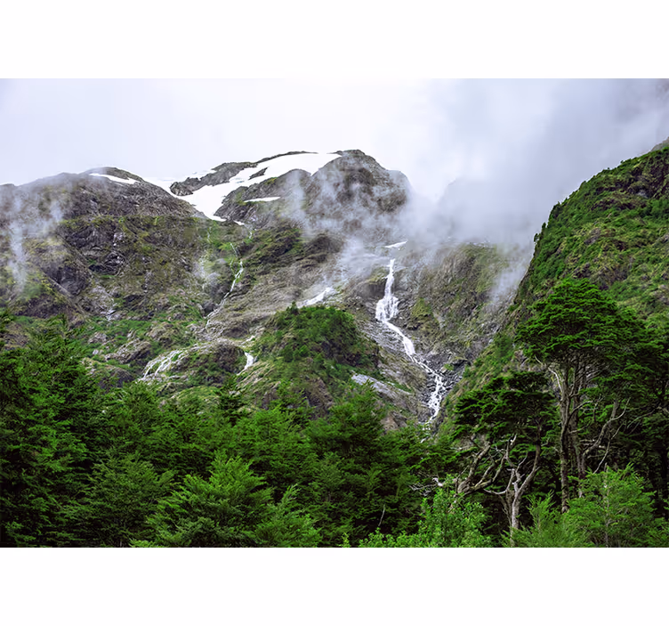 Fototapete landschaft großes bergpanorama - TenStickers