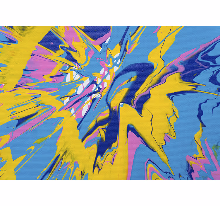 Fototapete Urbane Kunst Abstrakte malerei der pop-art - TenStickers