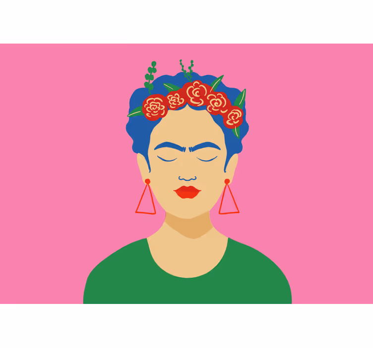 Fototapete Urbane Kunst Frida kahlo pop-art-design - TenStickers