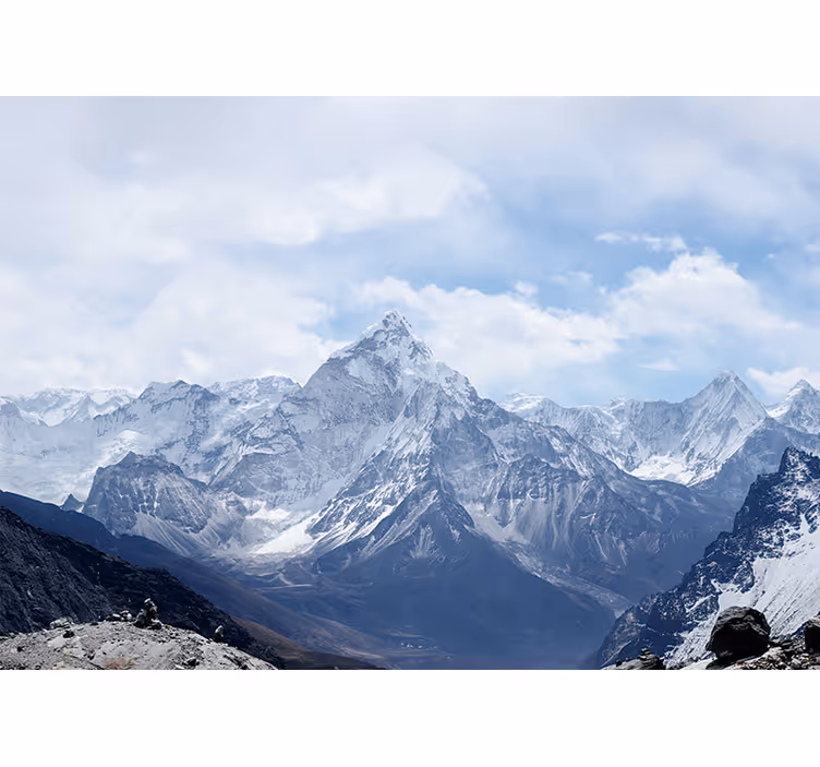 Fototapete berge grandiose schneebedeckte gipfel - TenStickers