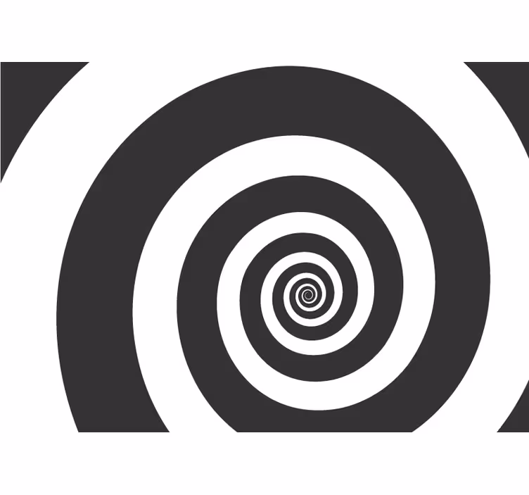 Fototapete abstrakt spiral illusionsdesign - TenStickers