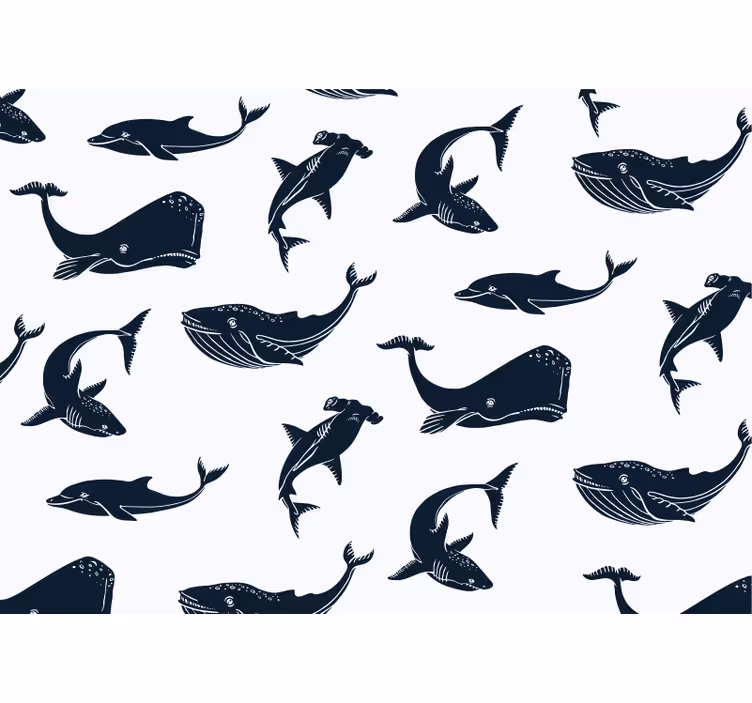 Fototapete tiere mit motiven aus dem meer - TenStickers