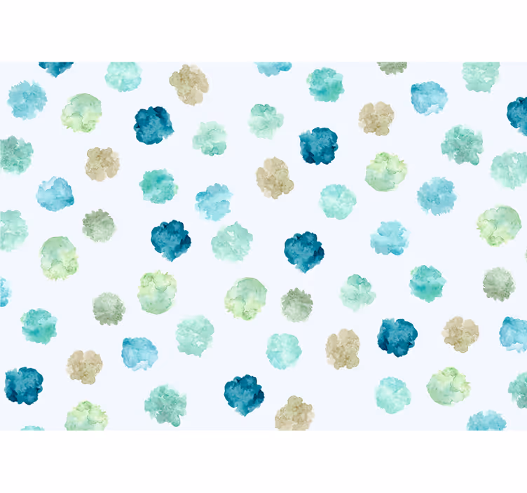 Fototapete weitere blumen aquarellblumenmuster - TenStickers