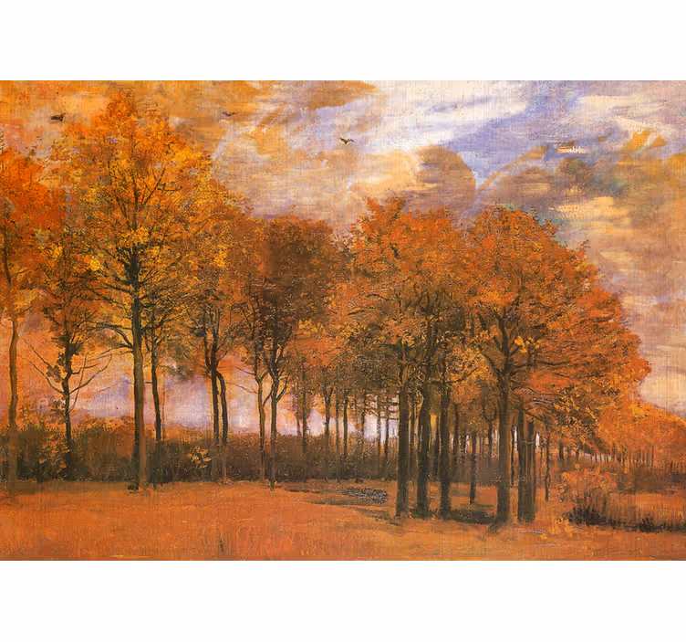 Fototapete landschaft herbstwald szenario - TenStickers