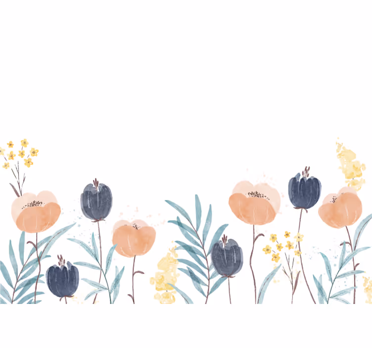 Fototapete blumen mit bezaubernder blumenkomposition - TenStickers