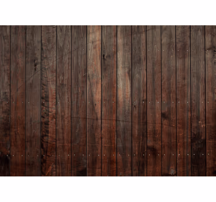 Fototapete Holz Braune vertikale dielen mit textur - TenStickers