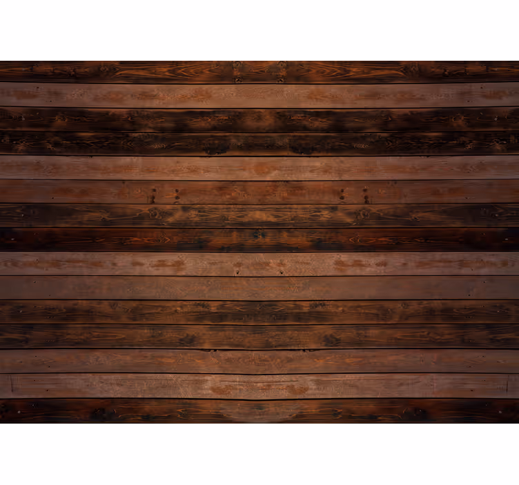 Fototapete Holz Braune horizontale bretter - TenStickers