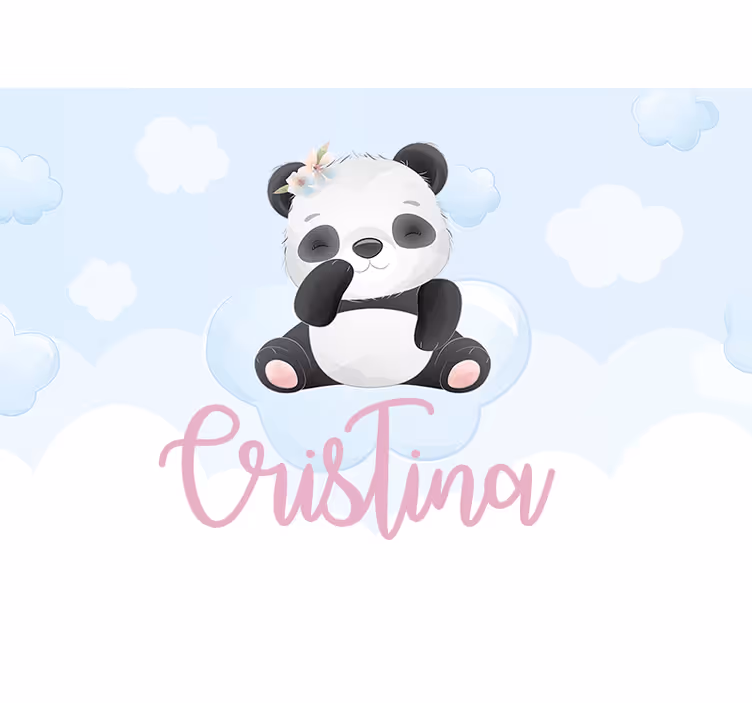 Fototapete tiere mit süßem panda-design - TenStickers