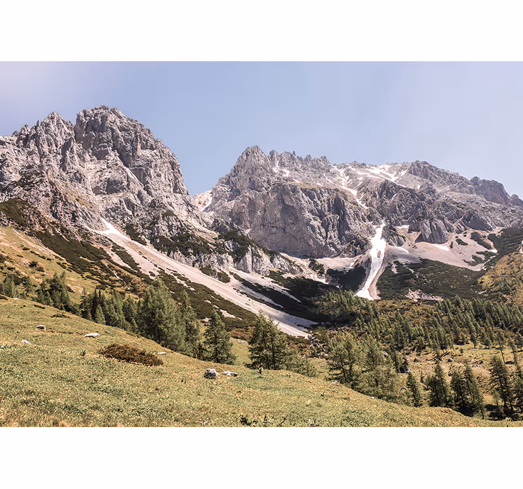 Fototapete landschaft alpines wohlgefühl - TenStickers
