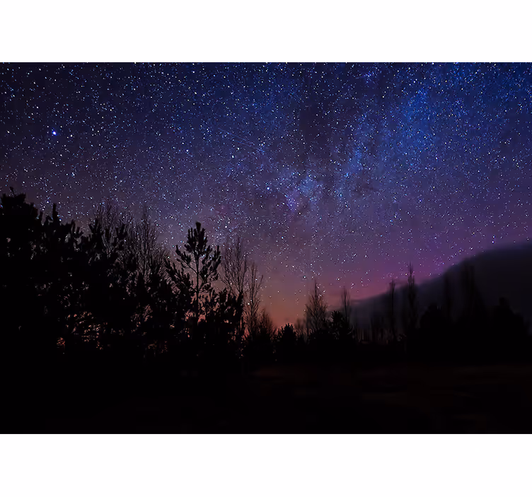 Fototapete weltraum himmlisches abendbild - TenStickers