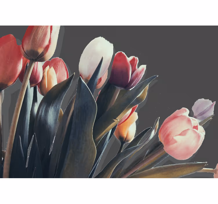 Fototapete blumen tulpenblüten arrangement - TenStickers