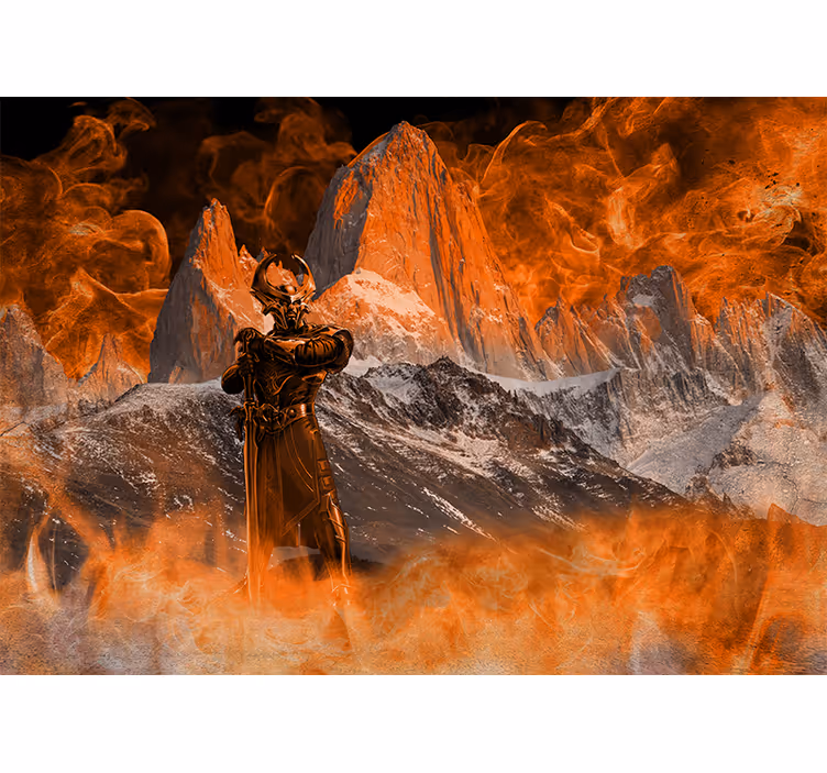Fototapete Traum Heimdall der wächter von bifrost - TenStickers