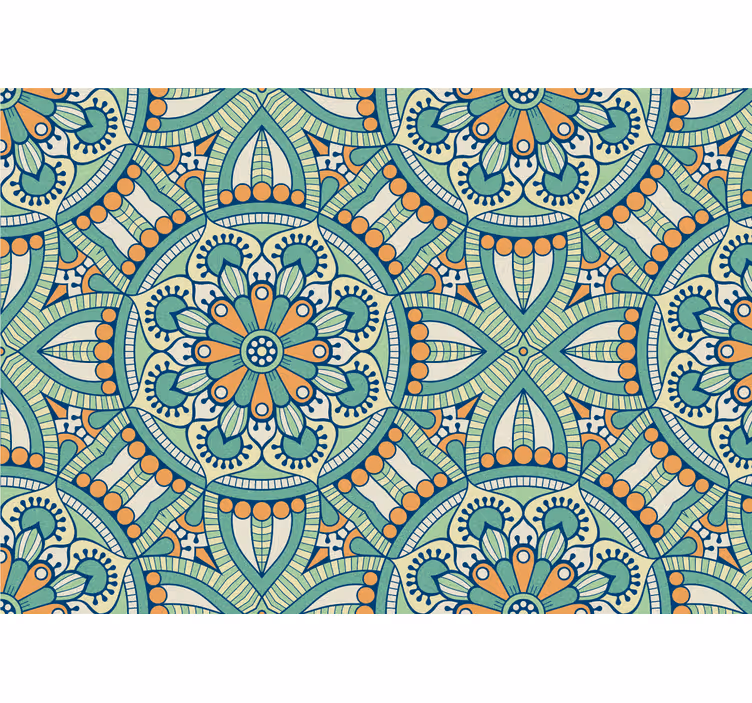 Fototapete weitere muster mit filigranem blumenmuster - TenStickers